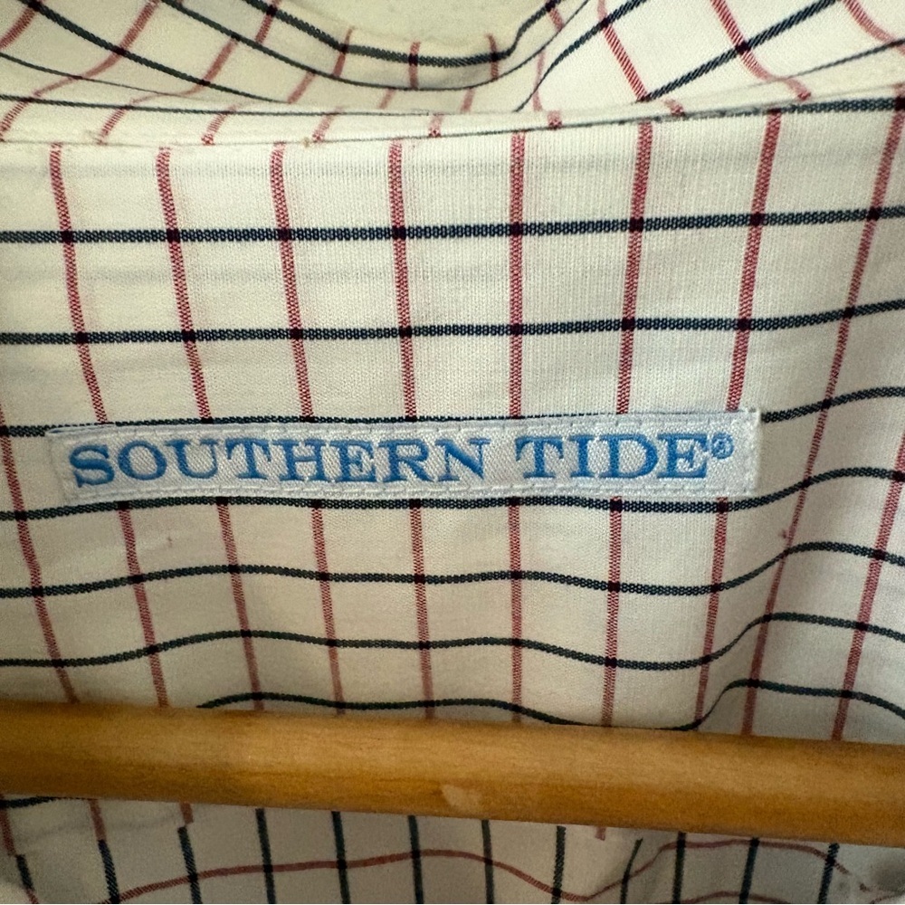 Southern Tide Long Sleeve Estate Check Sport Shirt. Size XL. - Picture 2 of 9